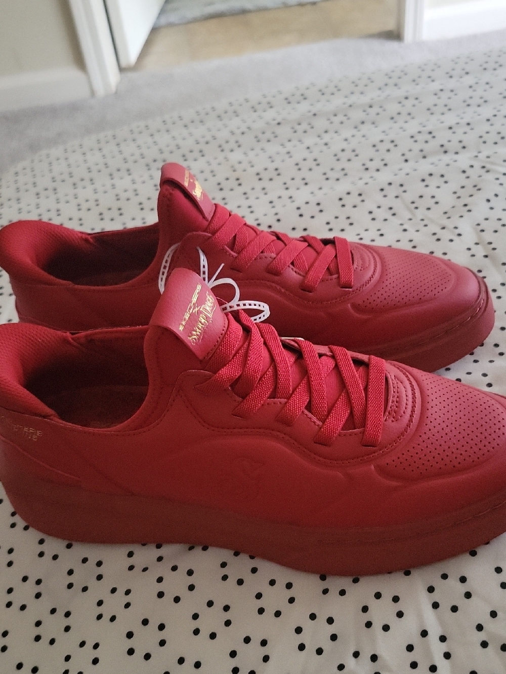 All-Red Low Top Sneakers
